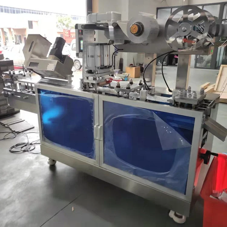 Automatic Thermoforming DPP 140 150 Alu Alu Alu Pvc Tablet Capsule Pill Flat Plate Blister Package Sealing Packing Machine