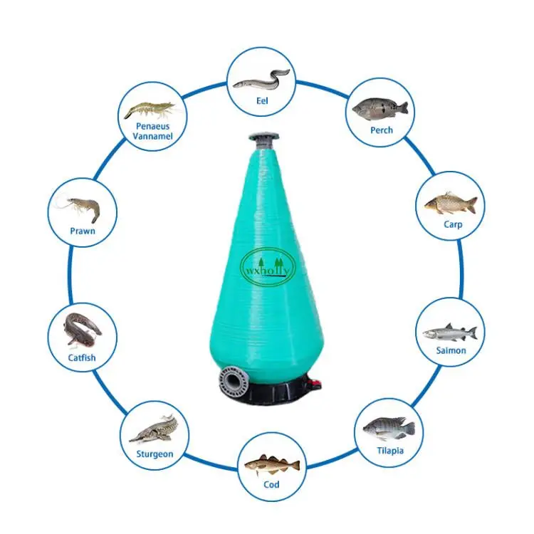 RAS Fish Farm Aerator System Oxygen Cone for Indoor Ras System