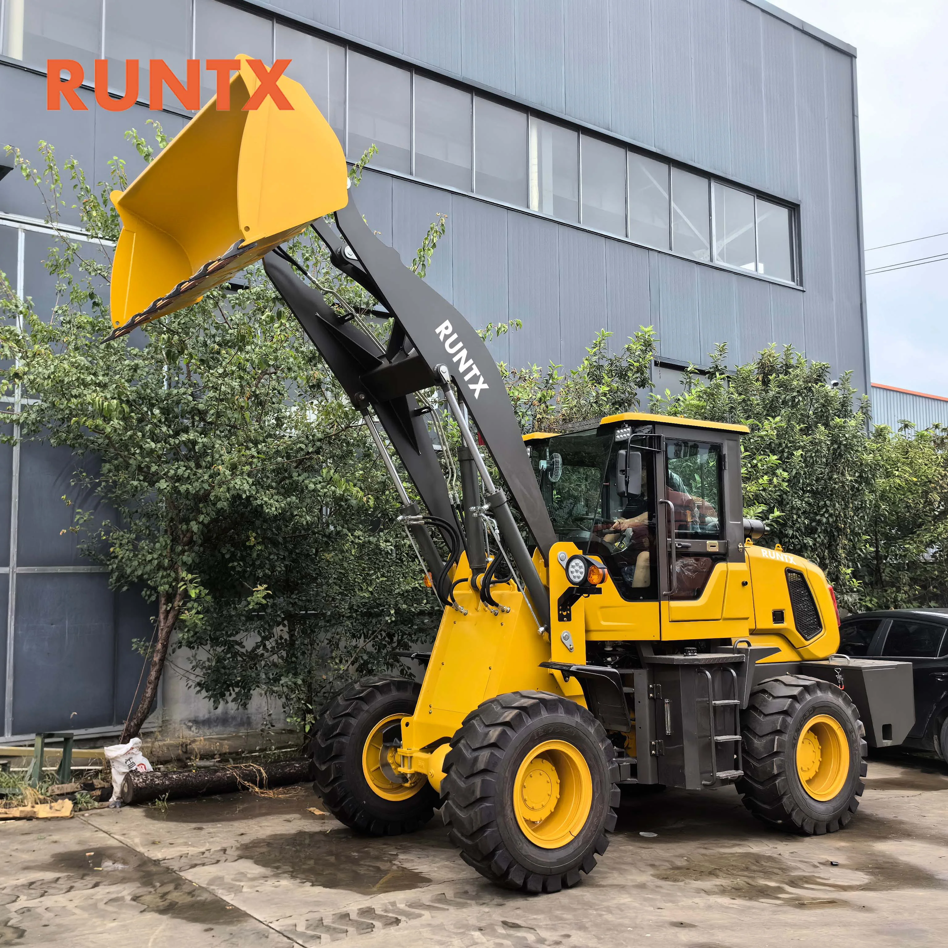 RUNTX New front end loader 1.7cbm bucket capacity 2 TON 3 TON Wheel Loader