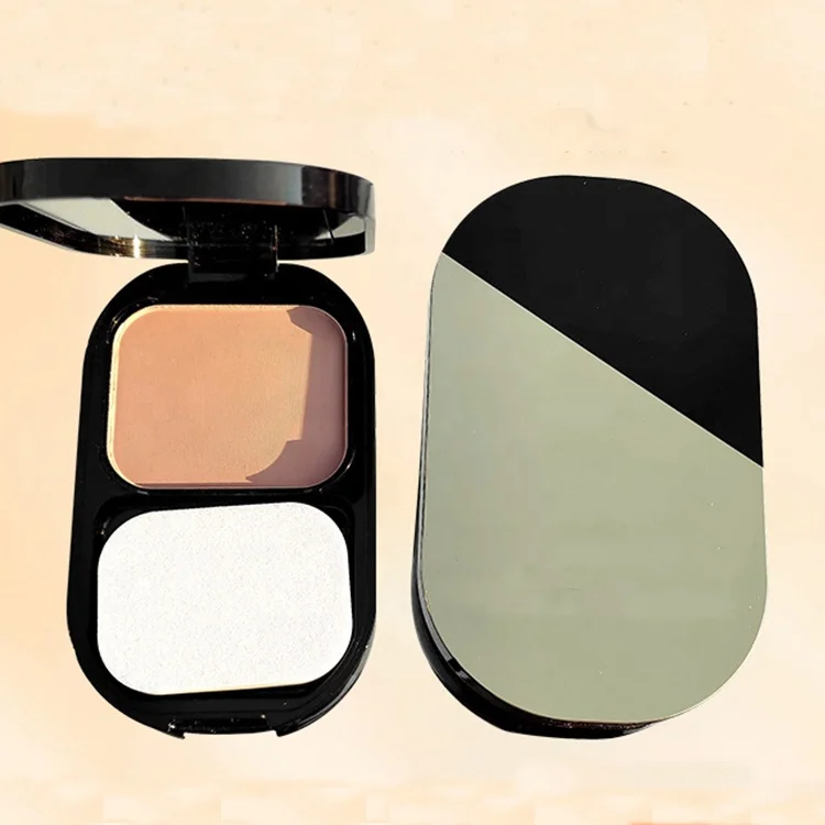 Shining durable foundation pressed powder vegan mineral new makeup air cushion private label pressed powder