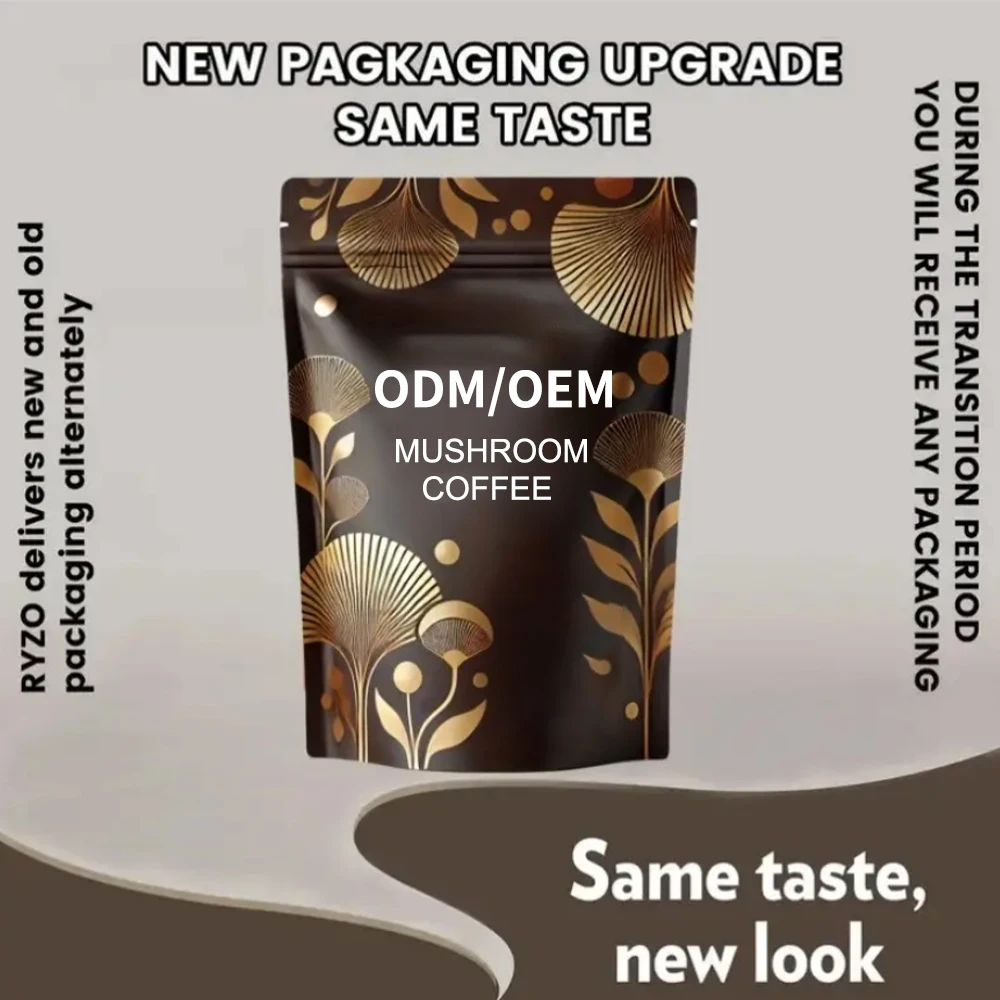 OEM/ODM Factory Customization Classic Espresso mixed coffee lions mane reishi  Best Price For Mushroom Drink coffee