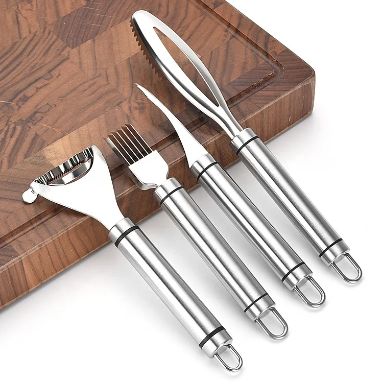 304 Stainless Steel Melon Fruit Peeler Multifunctional Y-shaped Bow Craper Kitchen Small Tools Set