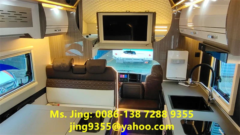 Custom Luxury Camper Van ISUZU 4x2 RV Motorhomes Mobile Touring Truck For Sale