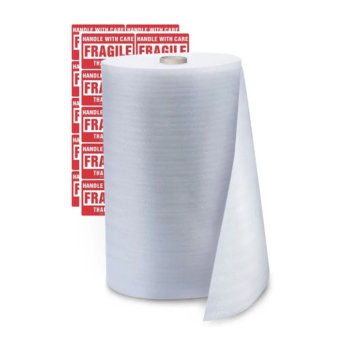 Direct factory sale hand tear shockproof EPE packaging foam sheets wrap rolls