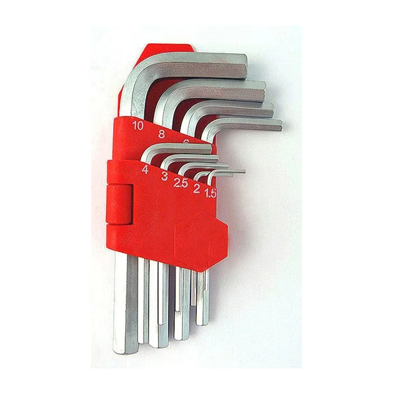 FLOURISH  high quality 9pcs short arm torx key hand tools&hex key&allen wrench