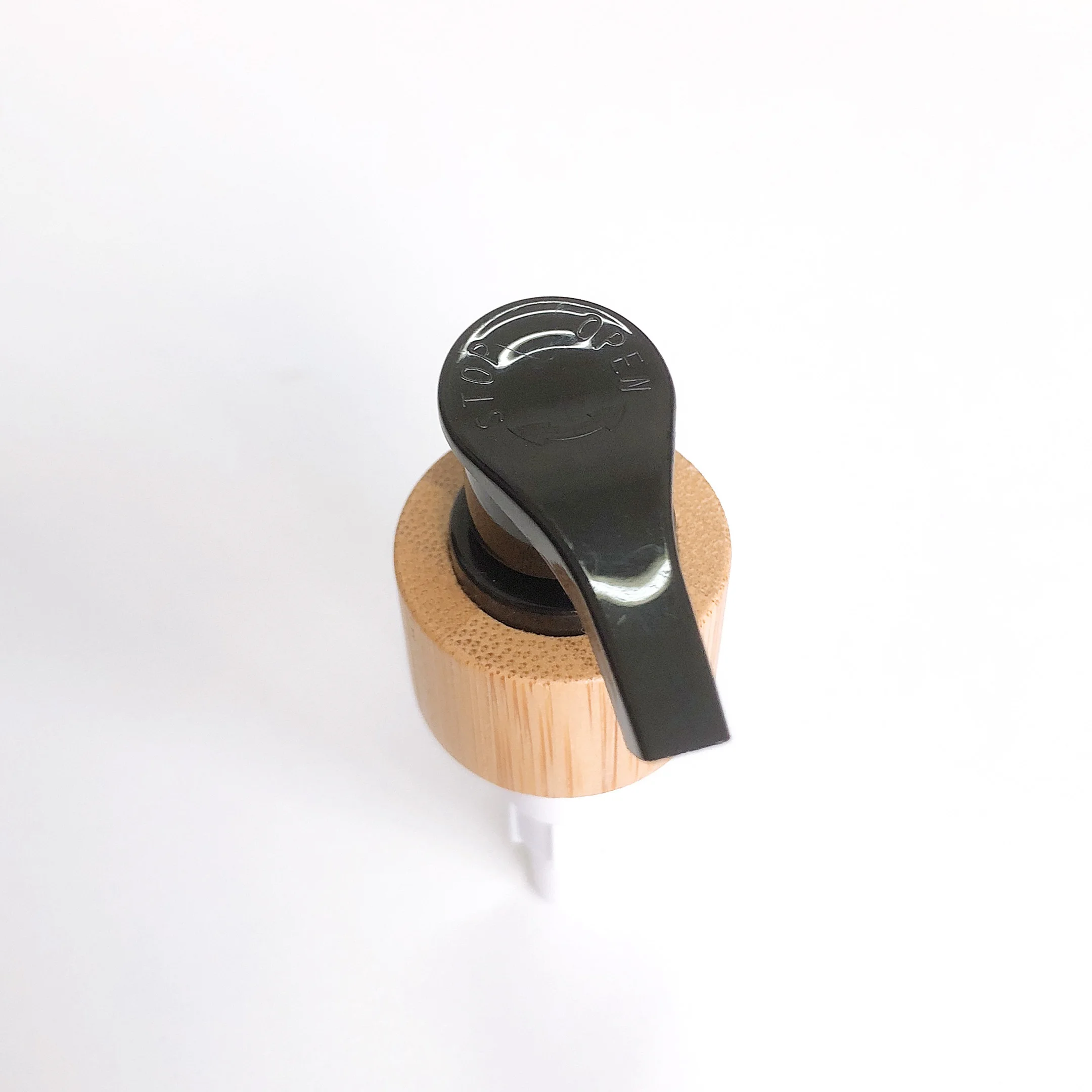 28/410 24/410 24mm 28 bamboo pump housing lotion pump for cosmetic shampoo bottle