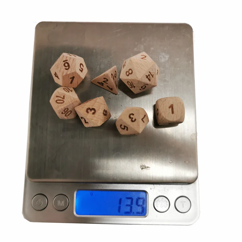 
Manufacturers wholesale customized wood dice CNC precision processing dice game 