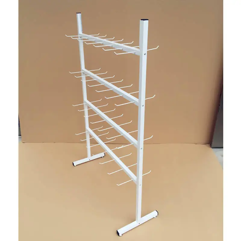 Custom Portable Hook Hangers Metal  Socks Retail Display Stand