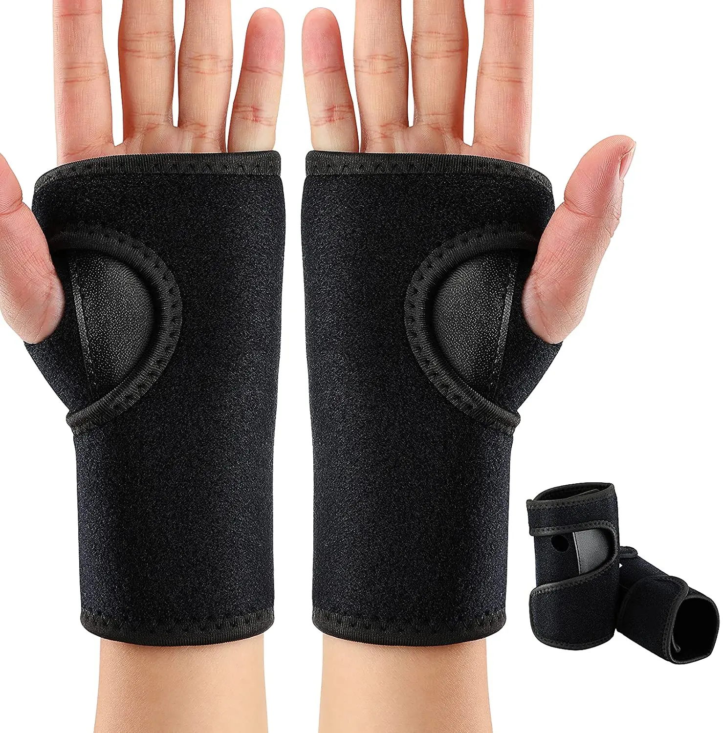Factory Carpal Tunnel Wrist Wraps Adjustable Wrist Brace Wrist Brace Support With Steel