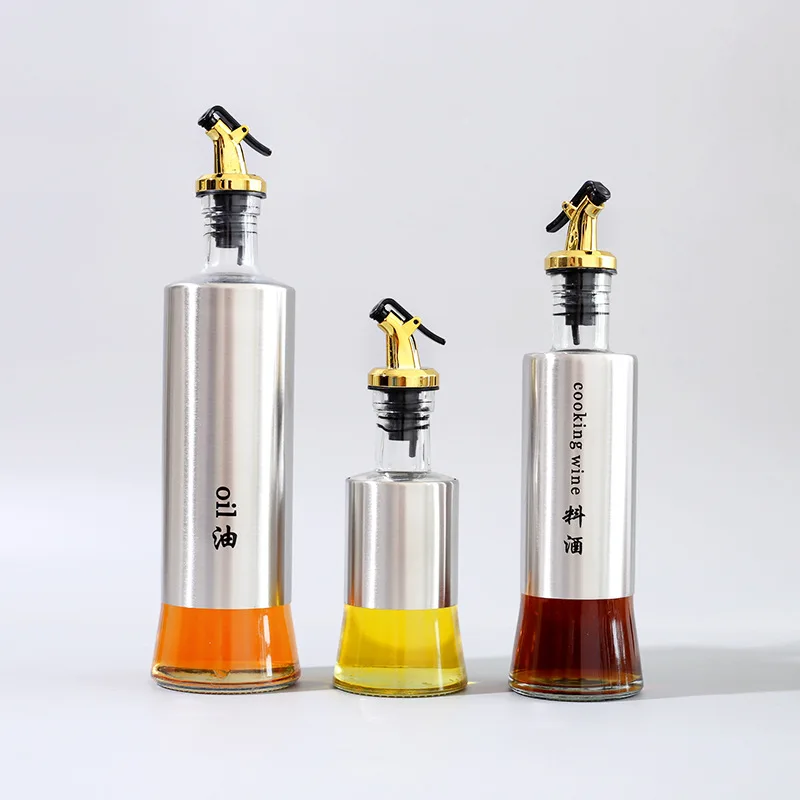 New In Stock Stainless Steel Bottle Dispenser Oil And Vinegar Measuring Tools