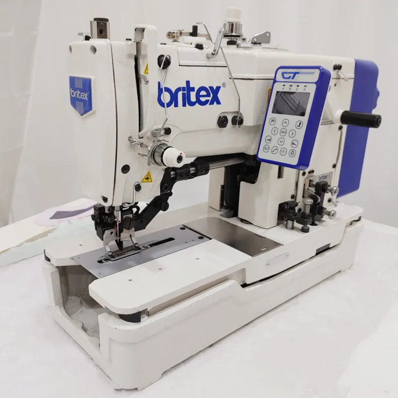 BR-781DTF Integrated Direct Drive Button Holing Sewing Machine with auto foot lifter step motor