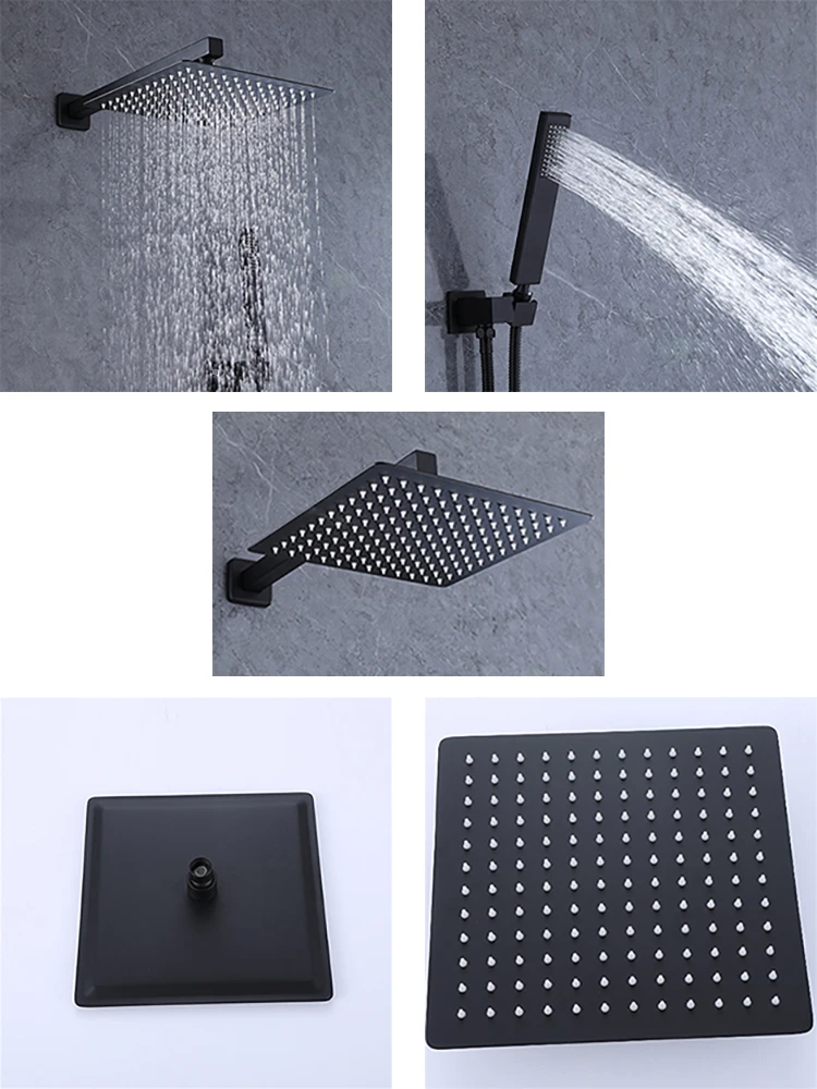 Black Shower Mixer