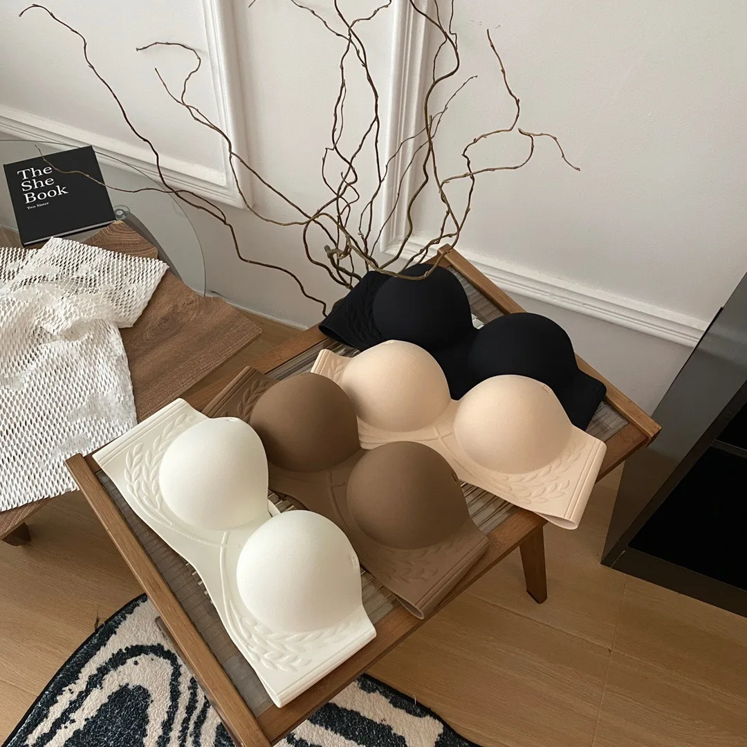 Girls Push Up Bras Wireless Silk Brassiere Underwear Female lingerie Solid Women Seamless Bras