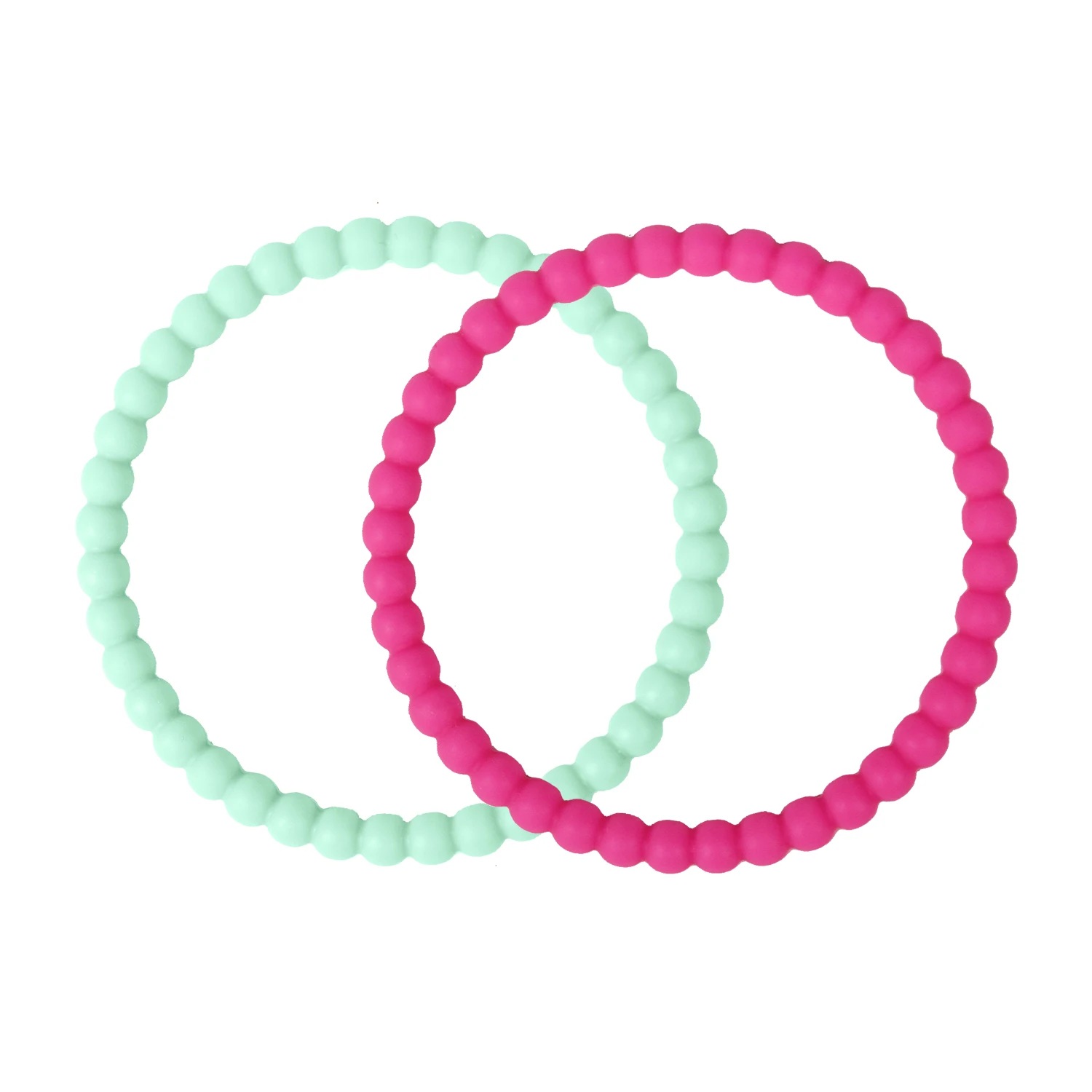 2021 Hot Sell Perfume Stackable Bead Bracelet for Women Girls Stretch Silicone Bead Bangle