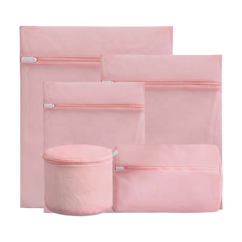 Sympathybag Drawstring Laundry Bag Reusable Nylon Mesh Bag Household Machine Wash Bag