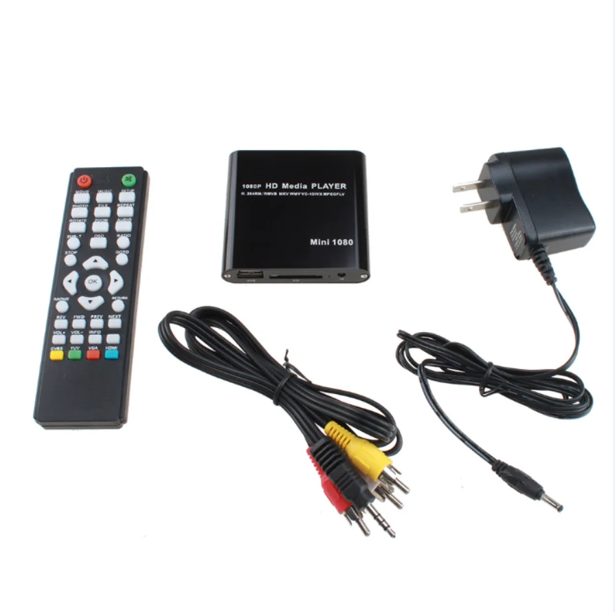 HD MI mini HD hard disk player 1080p MKV USB SD video advertising broadcast Player