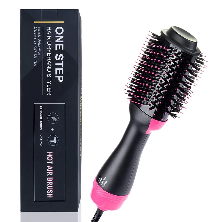  Peine de aire caliente para secador cabello y voluminizador Cepillo