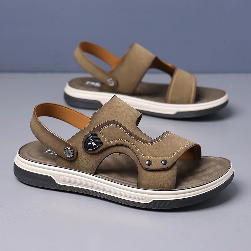 Professional Manufacturer Softness Hand Made Stitching Gulf Style Casual Comfort Footwear Arab Slipper Sandals For Man