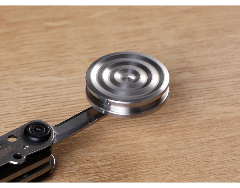 S316 Hand Spinner Toy Focus Toy Stainless Steel Metal Decompression Pendant Gyro Pendant Necklace Keychain Pendant Gyro