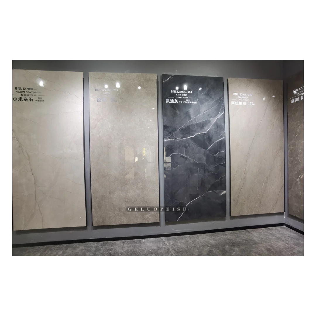 Ceramic Tiles Salons Stone Wall Beige Marble Tile 1200*2700*9mm Porcelain Polished Sintered Stone Slabs For Outdoor And Indoor