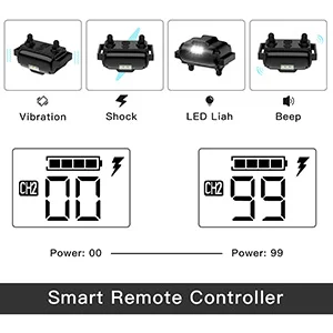 
High Quality 600m Control Electric Remote Shock Training Bark Stop Dog Collar 