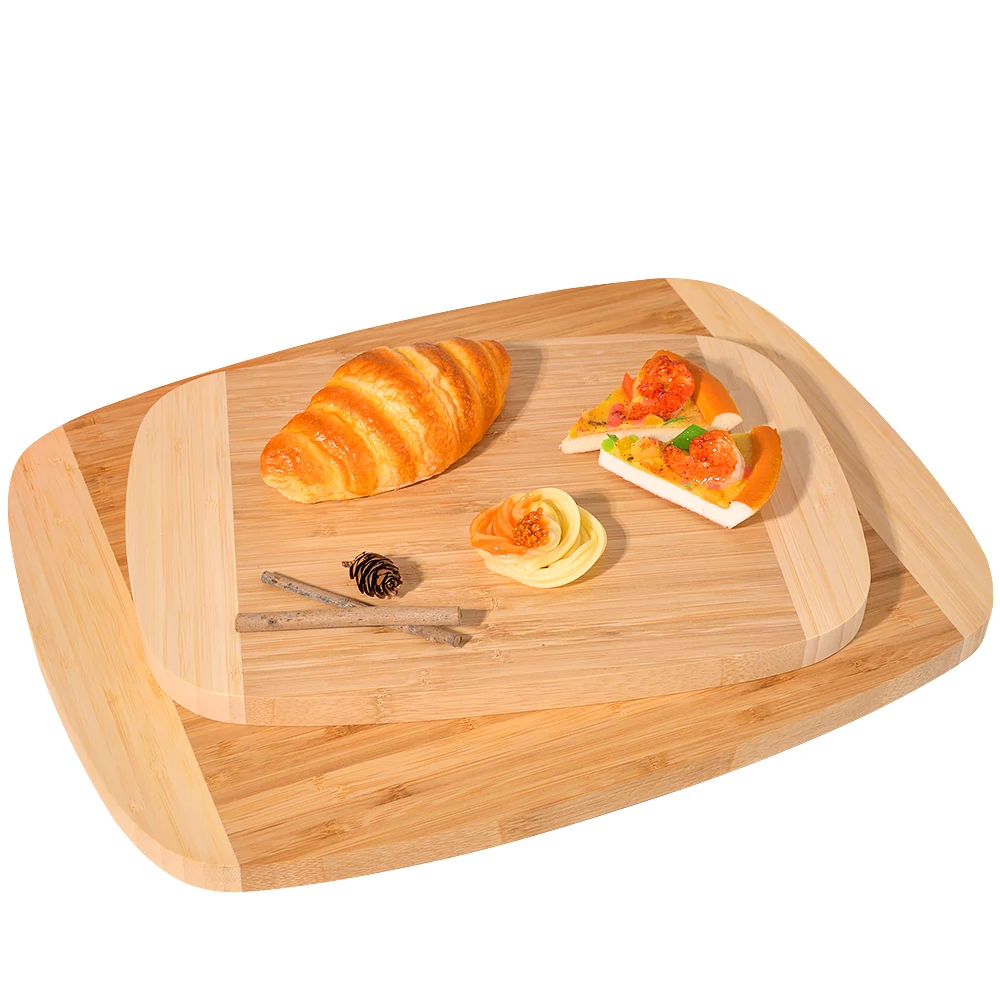 TAOTAOJU Bamboo Wood Kitchenware Double Color Bamboo chopping Board Wholesale High Quality Bamboo Cutting Board for Household