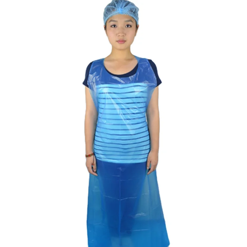 Professional Disposable Manufacturer Customized Disposable Restaurant Adult Bib Non Woven PP Apron