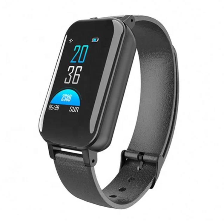 hot selling 2 in 1 smart watch with blue tooth earphones, 2020 electronic gadgets smart watch bt earphone