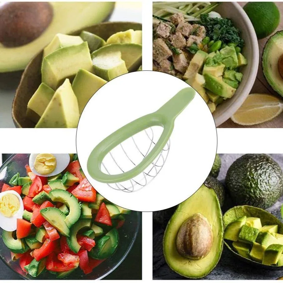 2024 Fashion Kitchen Utensils Easy Use Multifunctional Plastic Fruit & Avocado Cutter Factory Supply Fruit & Vegetable Tools
