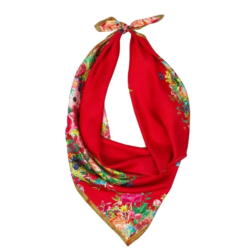 quality guaranteed custom silk scarf for wholesales