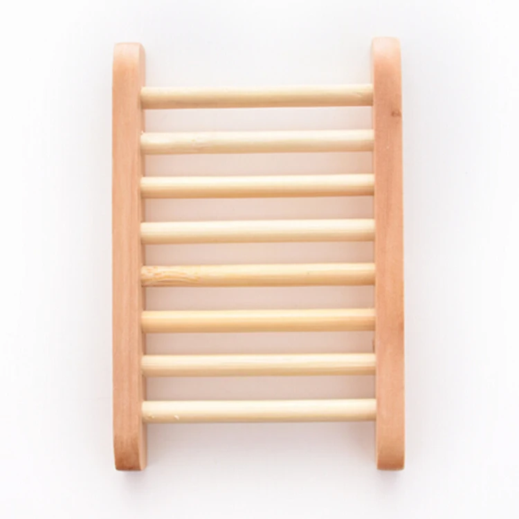 Bathroom Accessory Eco-friendly Rack Bamboo Soap Dish Holder