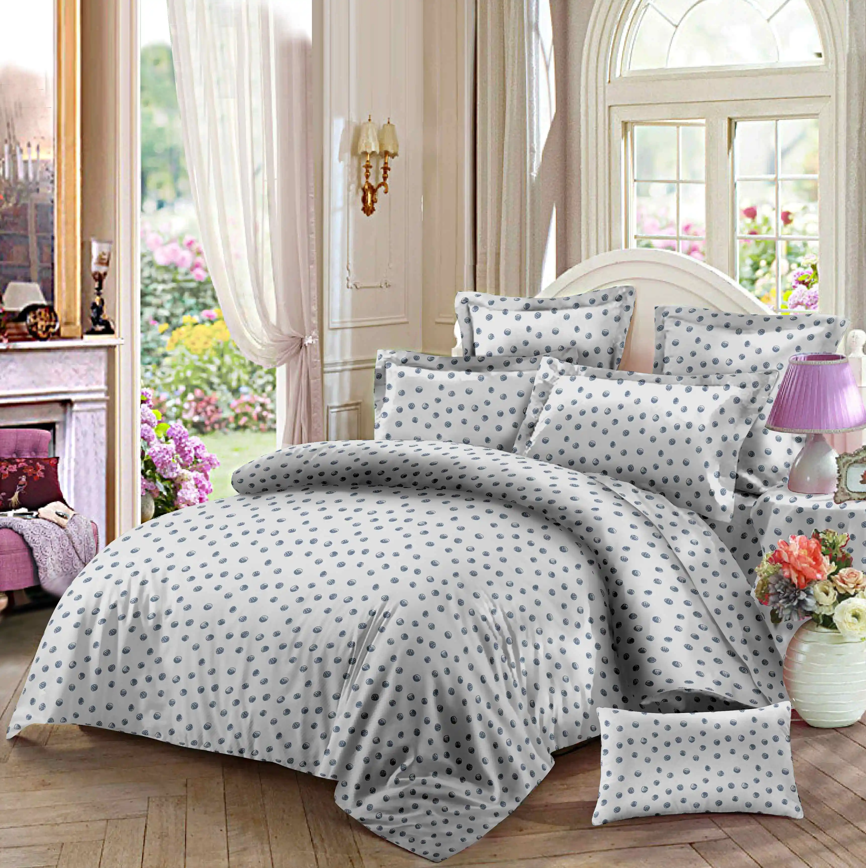 Twill weave 100% polyester fabric microfiber for bedding direct OEKO-TEX standard 100  certificated factory for USA market