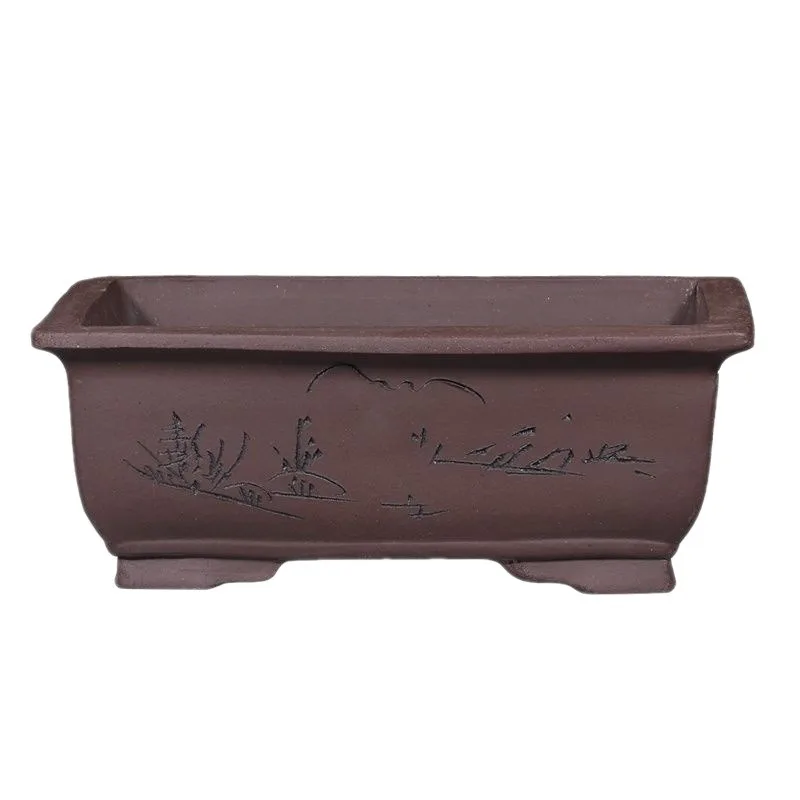FP031 Bonsai pots japan blue kiln change round shape bonsai pot bonsai keramik Succulent Ceramic Flower Pots