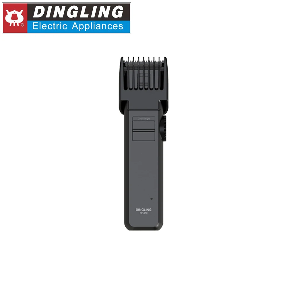 Dingling China Professional Manufacture 220V-240V Cordless Hair Clippers Adult Gold Hair Trimmer