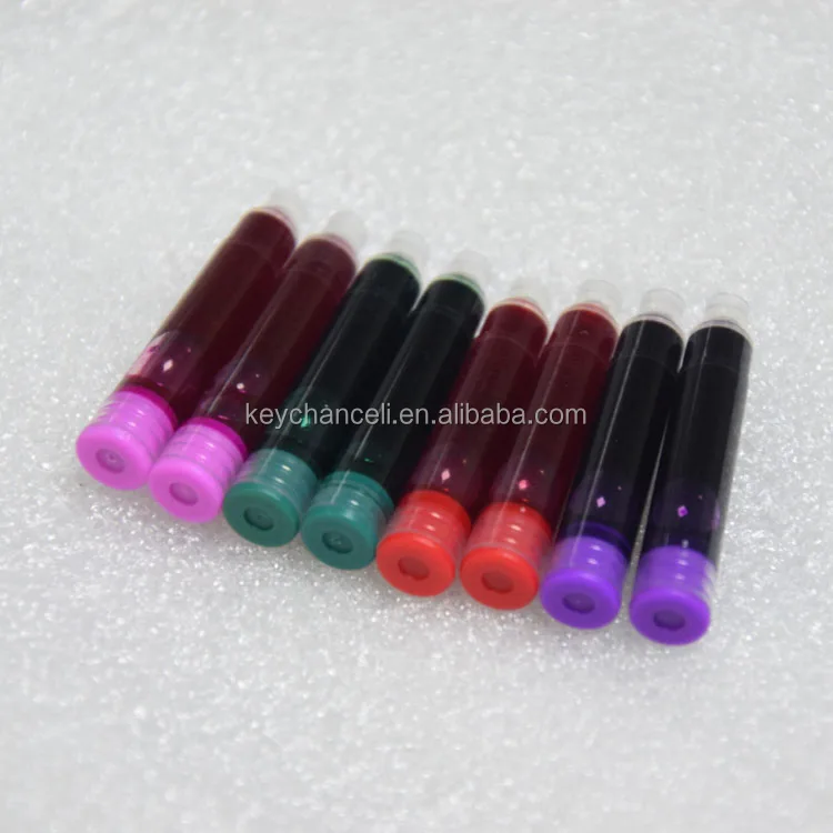 calligraphy universal international standard 2.6mm non-erasable blue ink pen cartridge fountain pen refills