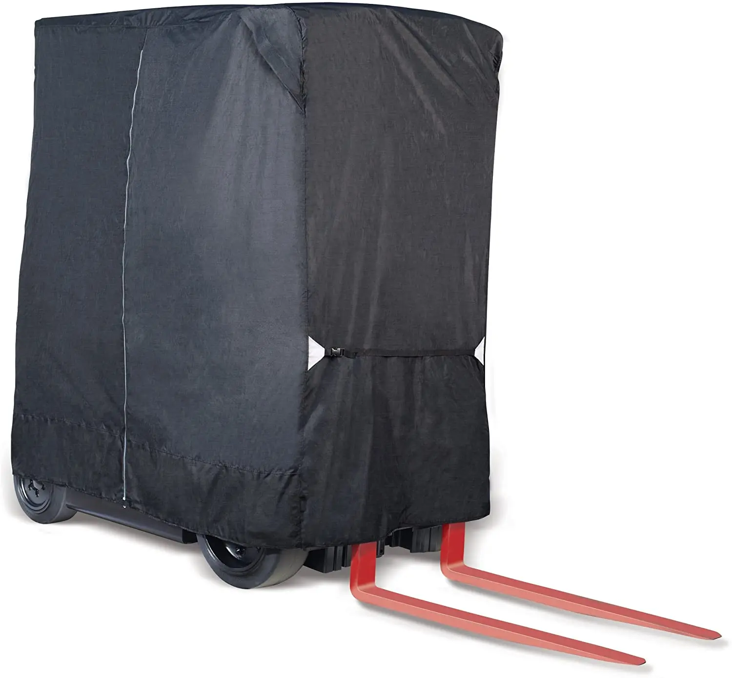 Heavy-duty waterproof forklift cover, anti-ultraviolet, easy to use zipper storage cover, customized