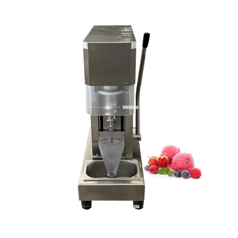 High quality cheap price New zealand real fresh fruits nuts frozen yogurt ice cream gelato swirl drill stirrer