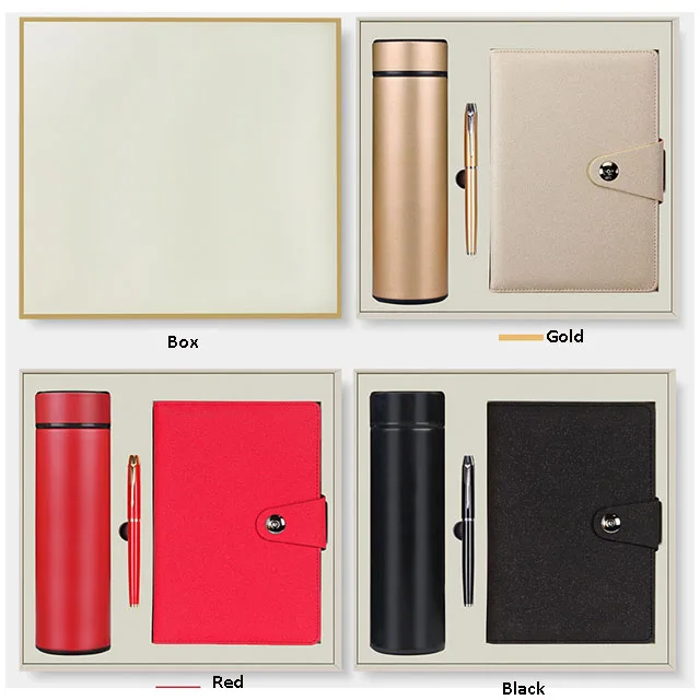 2020 vip advertising promotional water bottle business gift set luxury for corporate clients
