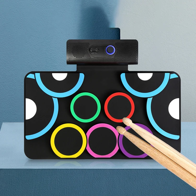 Hot Selling Portable Electronic Hand Roll Drum Roll Up Drum For Student