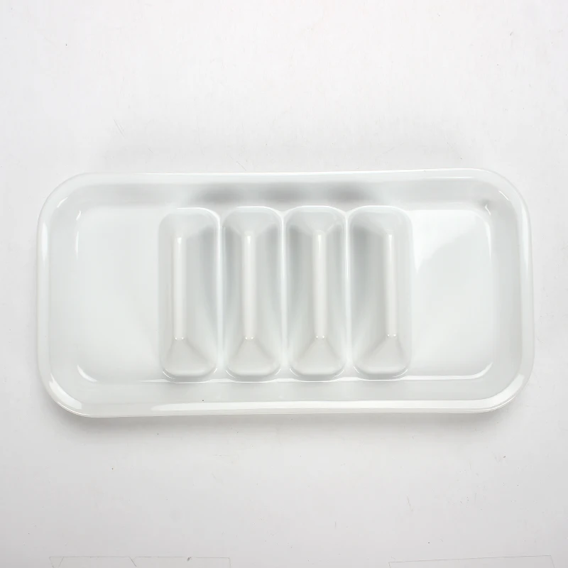 Custom Funny Kitchen Gadgets Ceramic Hot Dog And Taco Holder Stand Plate Dinnerware Wholesale