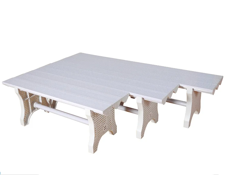 Cheap shopping mall chair garden waterproof ABS plastic long bench for rest room to sit chair