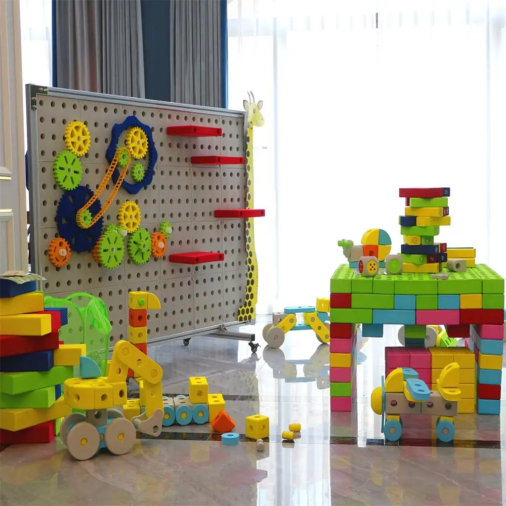 From Manufacturer Learning Children Gear Building Block Construction Toy Intellect Blocks Set