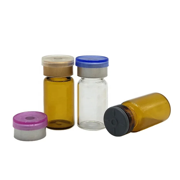 Флакон из янтарного прозрачного стекла для инъекций 2