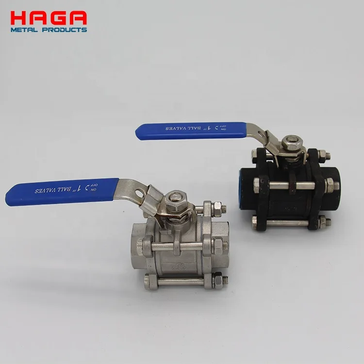 Stainless Female Thread Ball Valve Dn40 Pn25 Chlorine Ball Valve Duplex Ball Valve