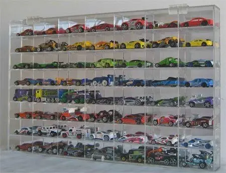 Профессиональный акриловый защитный ящик для хранения игрушек Hot Wheels модель автомобиля витрина оптовой продажи
