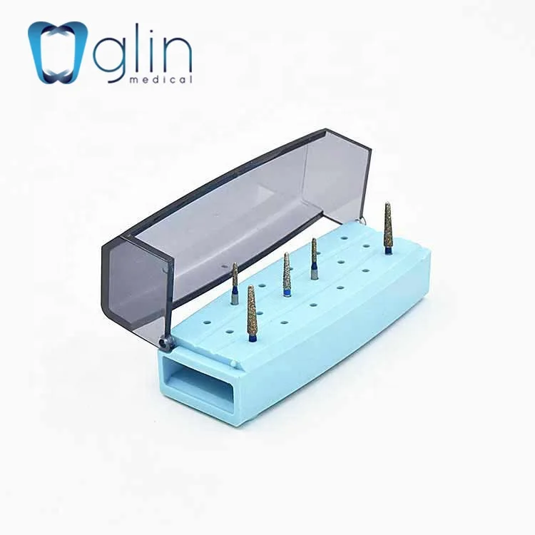 Dental Instrument Box Dentel Silicon Rubber For Polishing Bur Low Price Dental Disinfection Box Holder