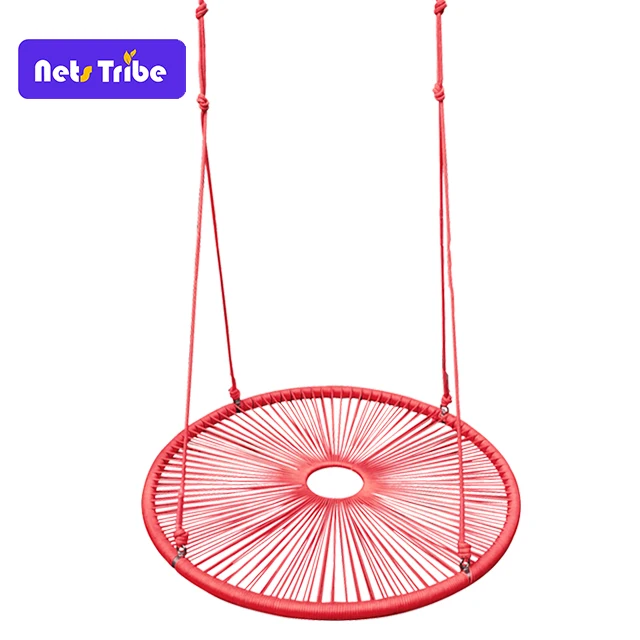 
Comfortable and safe hanging swing chair round swing chair hammock round swing seat 