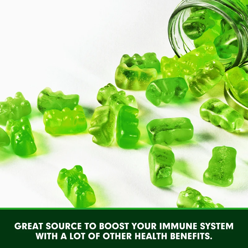 Private Label 60pc Vegan Organic Vitamin Minerals Detox Improve Immune Energy Seamoss Sea Moss Gummies