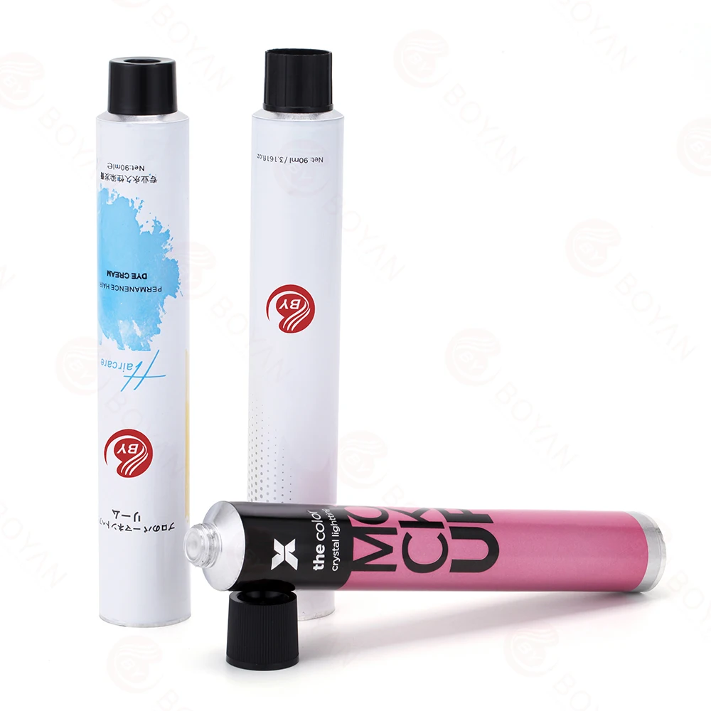 
cosmetic tube packaging plastic aluminum toothpaste tube aluminium plastic laminated tube 