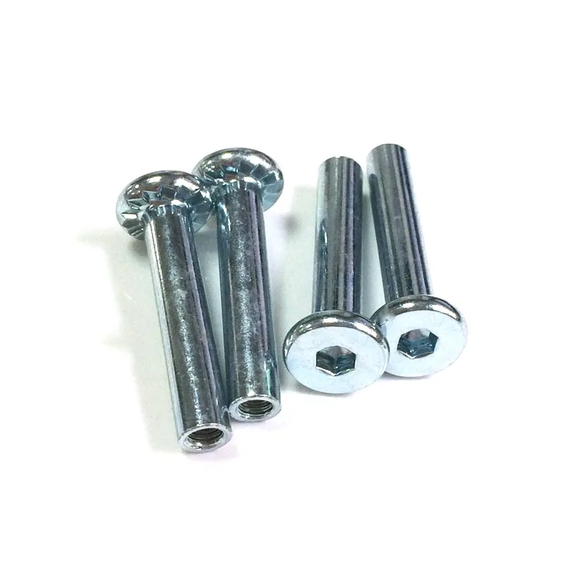 Customized binding post barrels nut and screw
